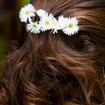 hair down curly daisys